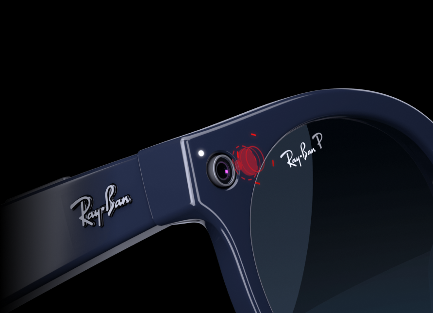 Ray-Ban RW4003 Ray-Ban Stories | Round 48 Dark Blue & Blue Polarised  Sunglasses | Sunglass Hut Australia