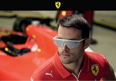 Scuderia Ferrari FZ6001 01 Grau verspiegelt & Grau transparent 