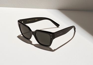 Dolce&Gabbana DG4471 52 Dark Grey & Black Sunglasses | Sunglass 