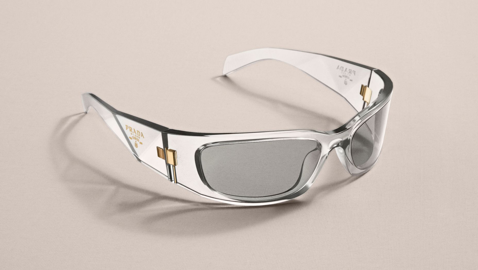 小物 archive PRADA l sunglasses silver archive PRADA metal sunglasses silver