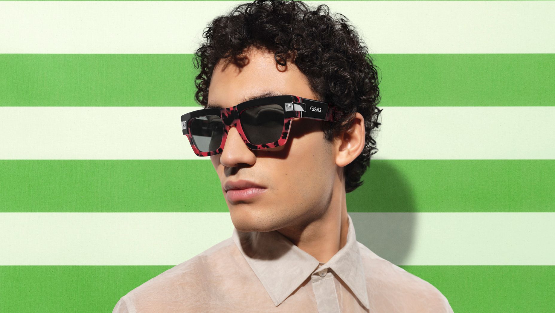 Versace VE4464 XXL (52 - 20) with Grey lenses and Black frame