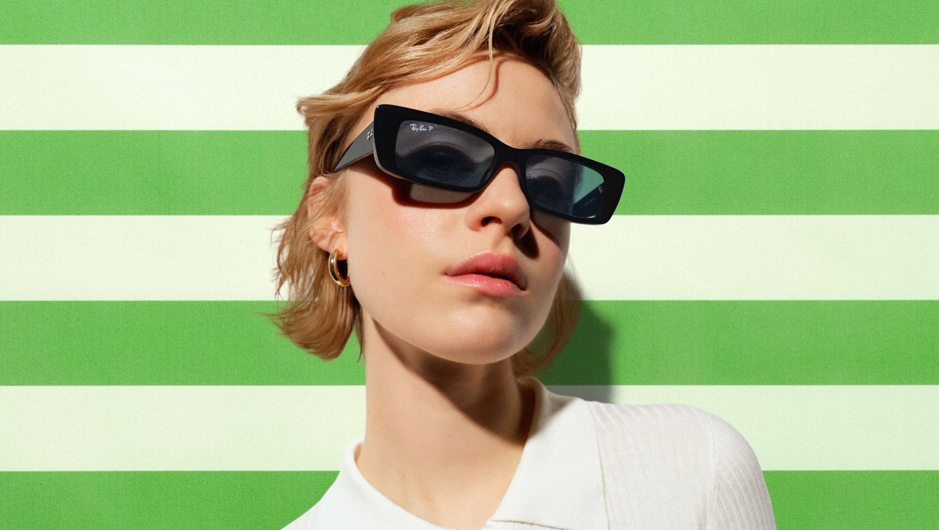 Ray-Ban Teru M (54 - 17) with Blue lenses and Black frame