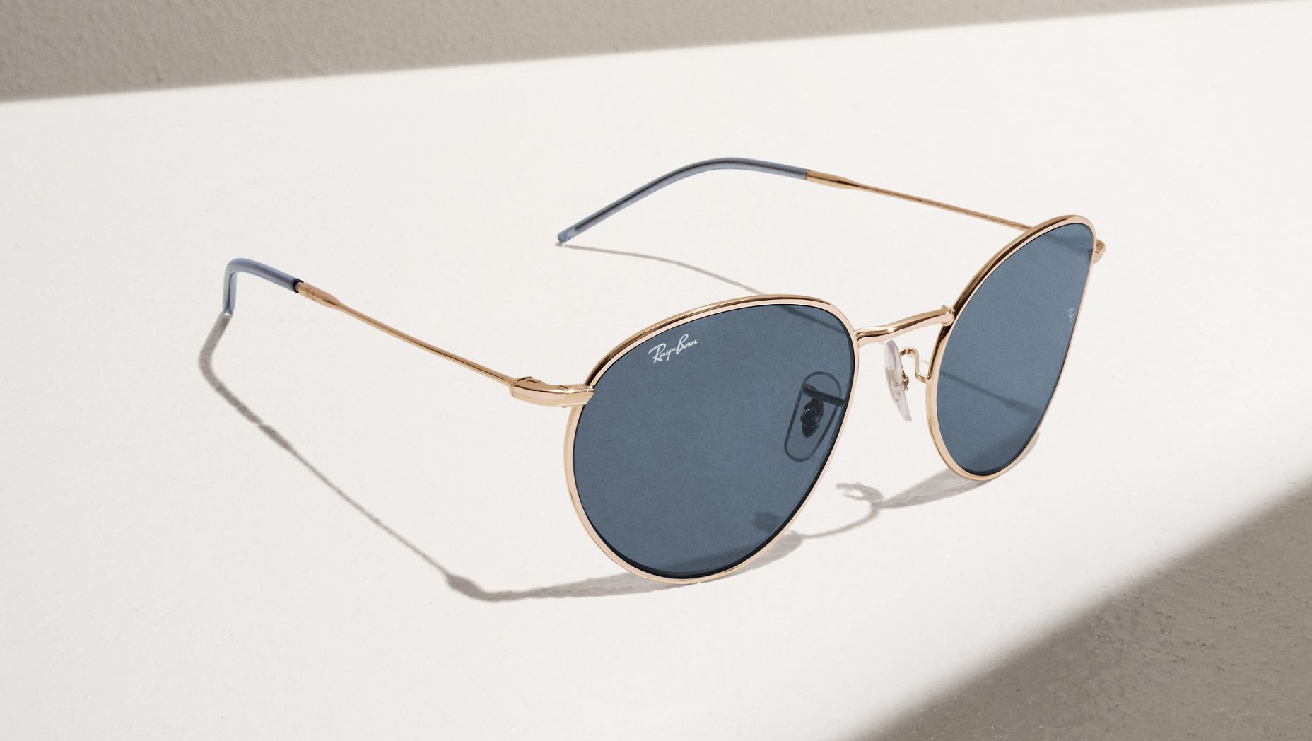 Ray-Ban RBR0103S Round Reverse XL (55 - 21) com Lentes Azul