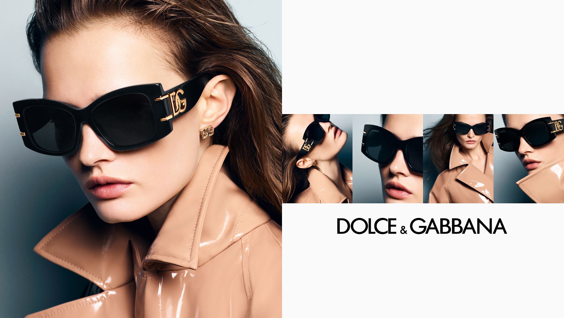 DOLCE&GABBANA DG4501 Black - Women Luxury Sunglasses, Grey Gradient Black Lens