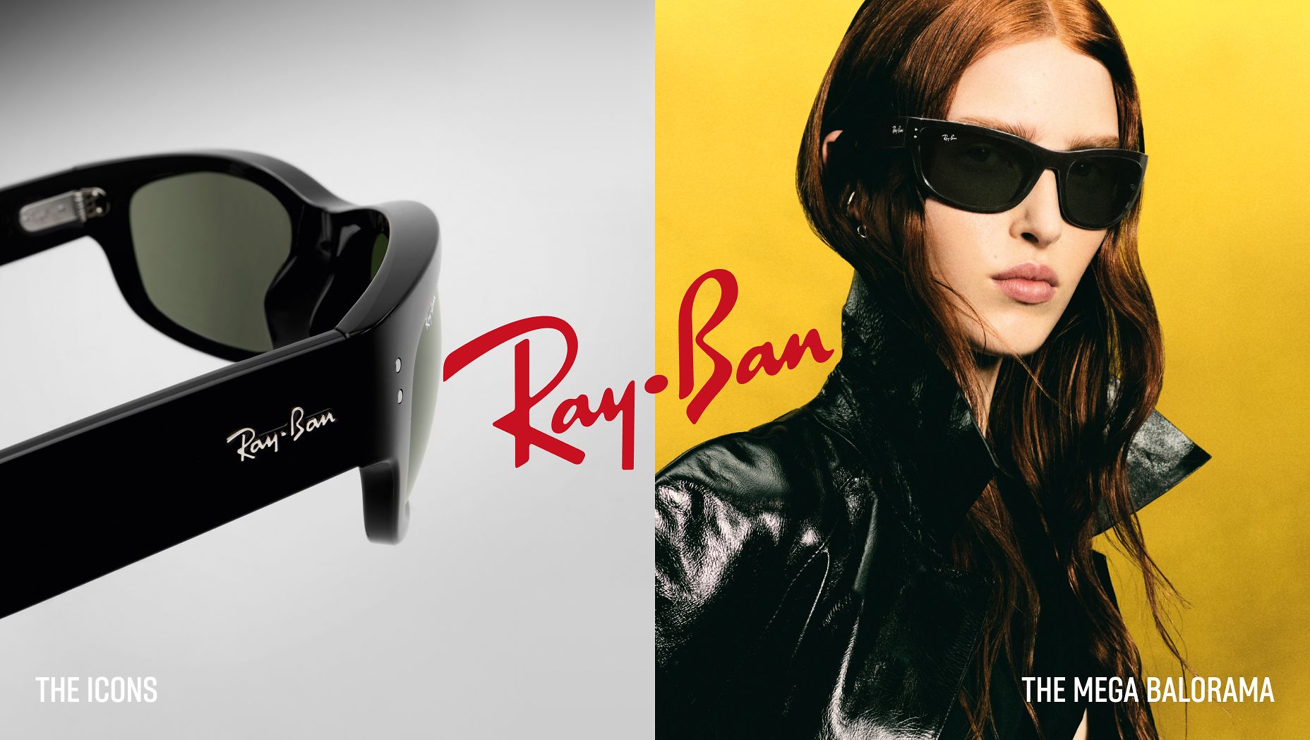 Ray-Ban Mega Balorama XL (63 - 19) with Green lenses and Black