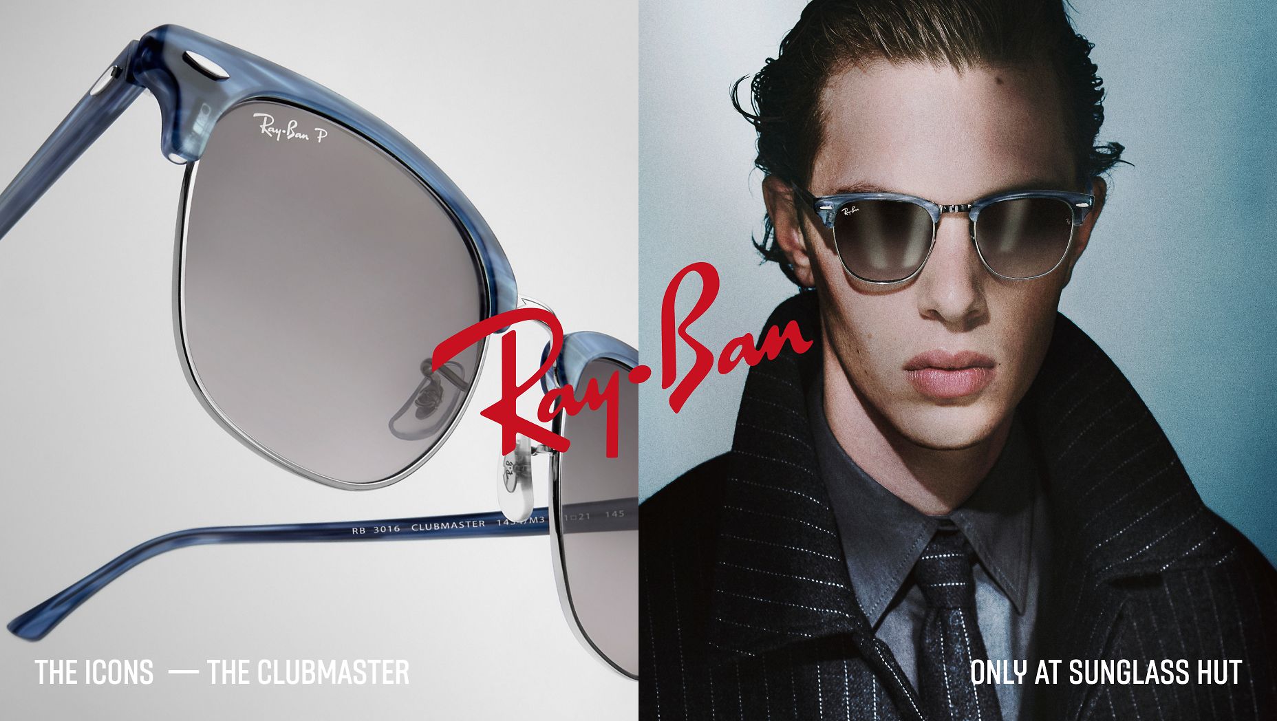 Eyewear Ray Ban Clubmaster Sunglasses 3016 Ray-Ban Clubmaster
