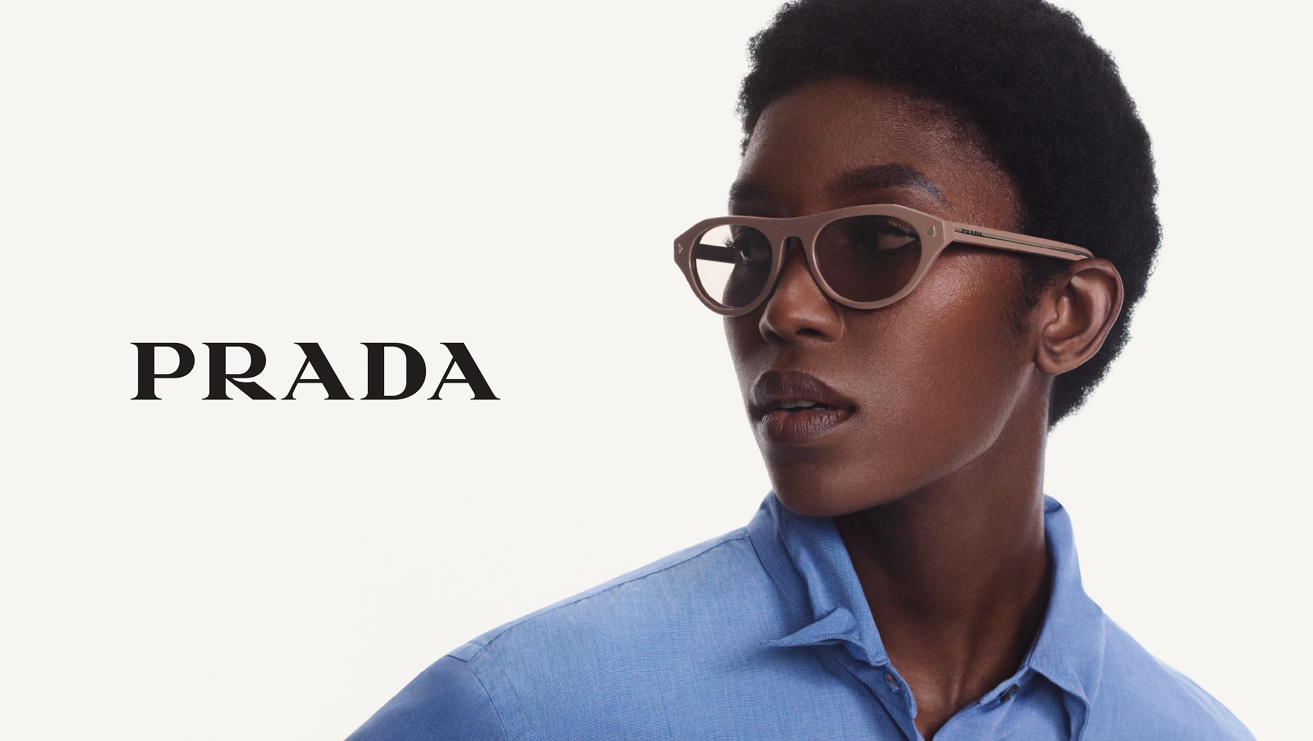 Prada PR B15SF M (52 19) with Brown lenses and Brown frame
