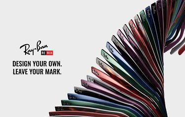 Get 20% off*-customized Ray-Ban sunglasses for a limited time only.