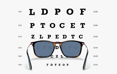 Prescription-ready designer sunglasses