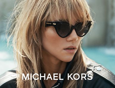 New In-Michael Kors Michael Kors eyewear channels an effortlessly cool mood. 