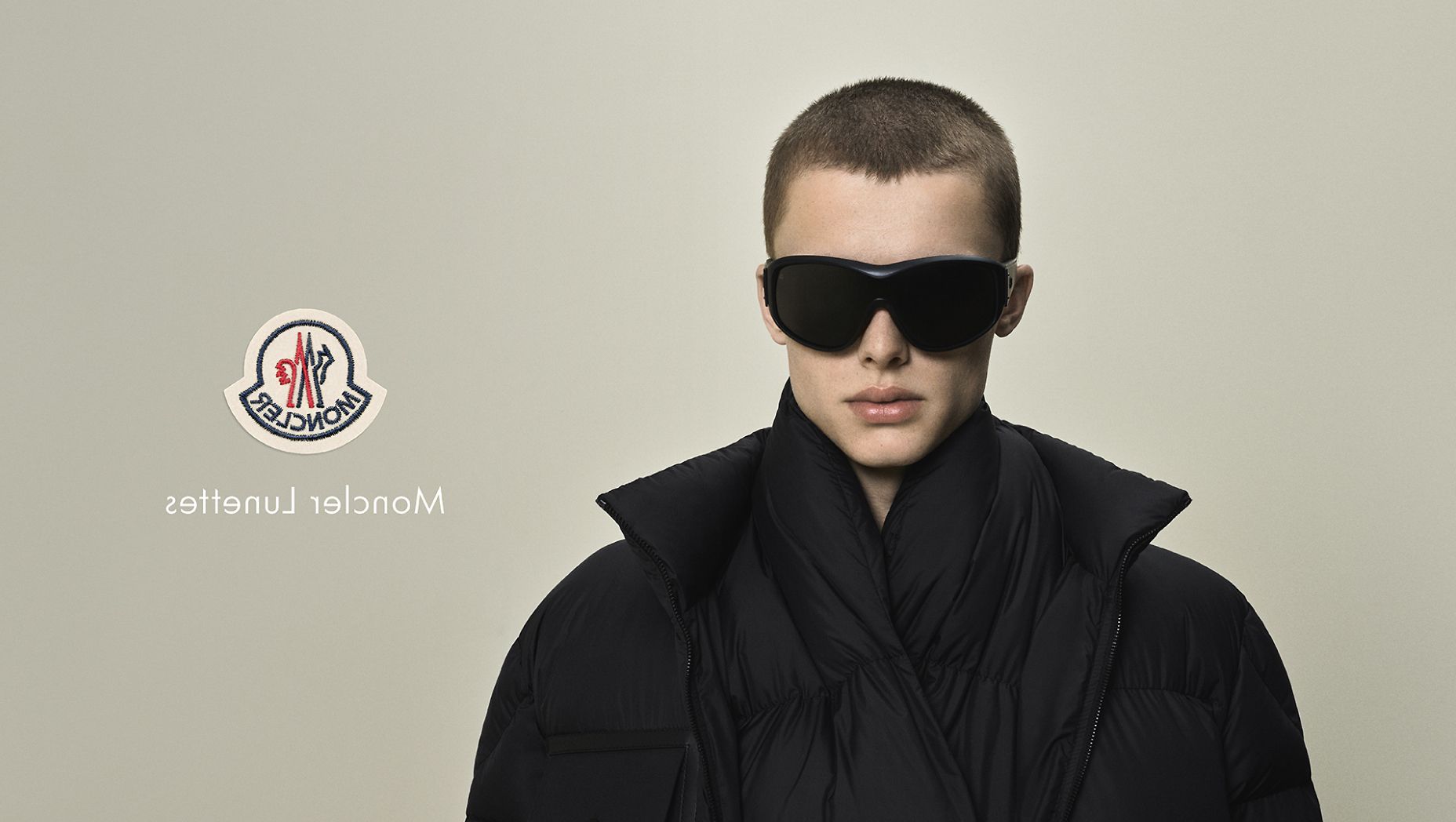 MONCLER ME8016U Thyra Matte Black - Unisex Sunglasses, Dark Grey Solid Lens