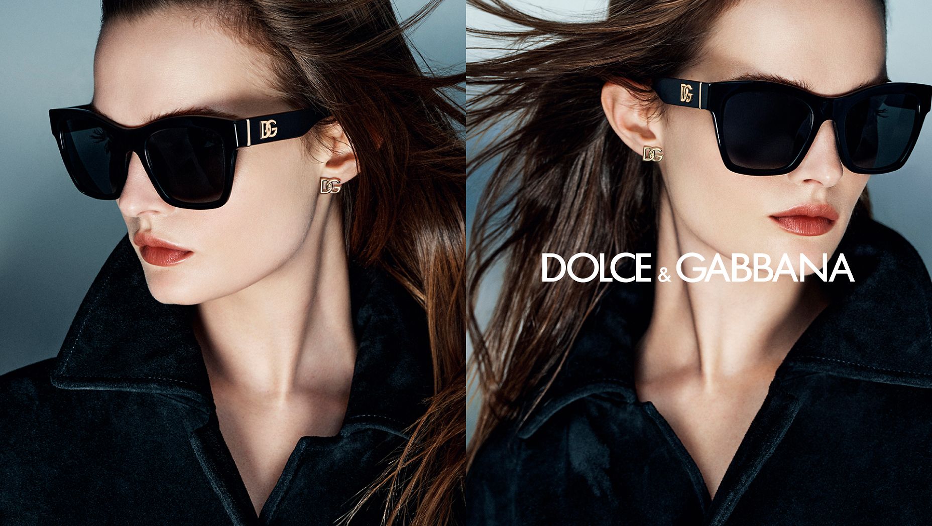 DOLCE&GABBANA DG4512 Black - Women Luxury Sunglasses, Dark Grey Lens