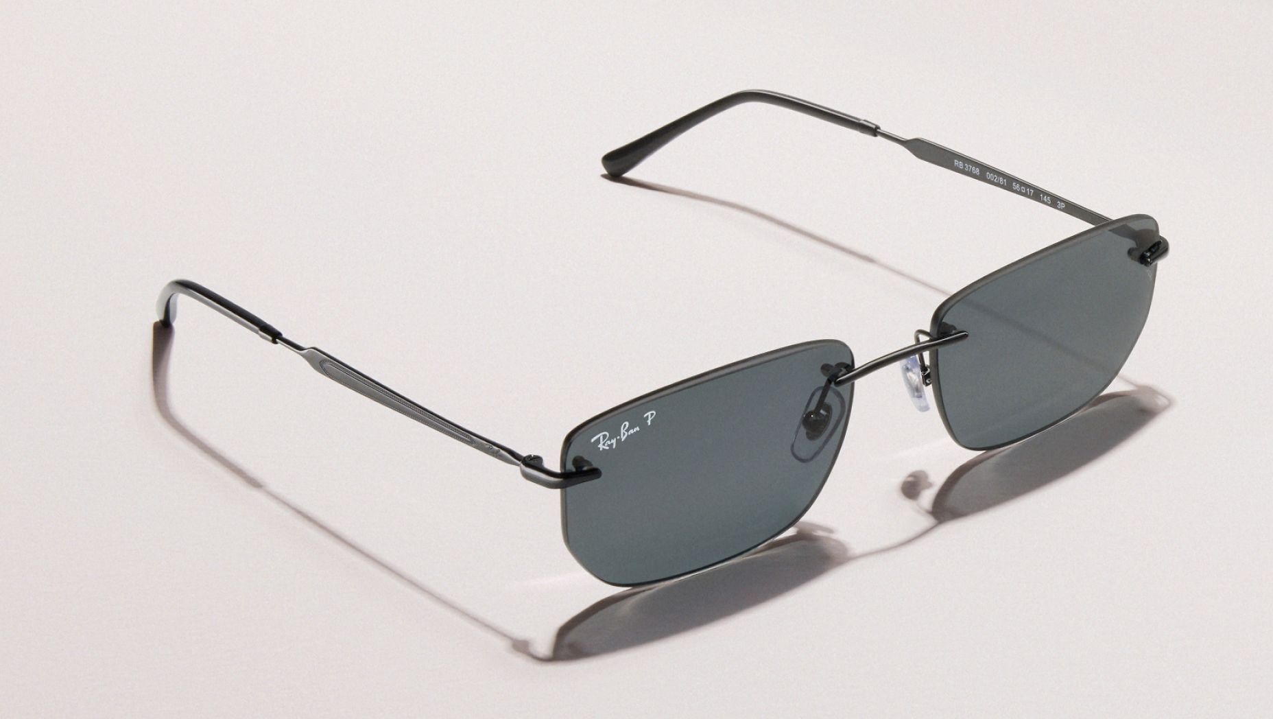 Ray-Ban RB3768 M (56 - 17) with Grey lenses and Black frame