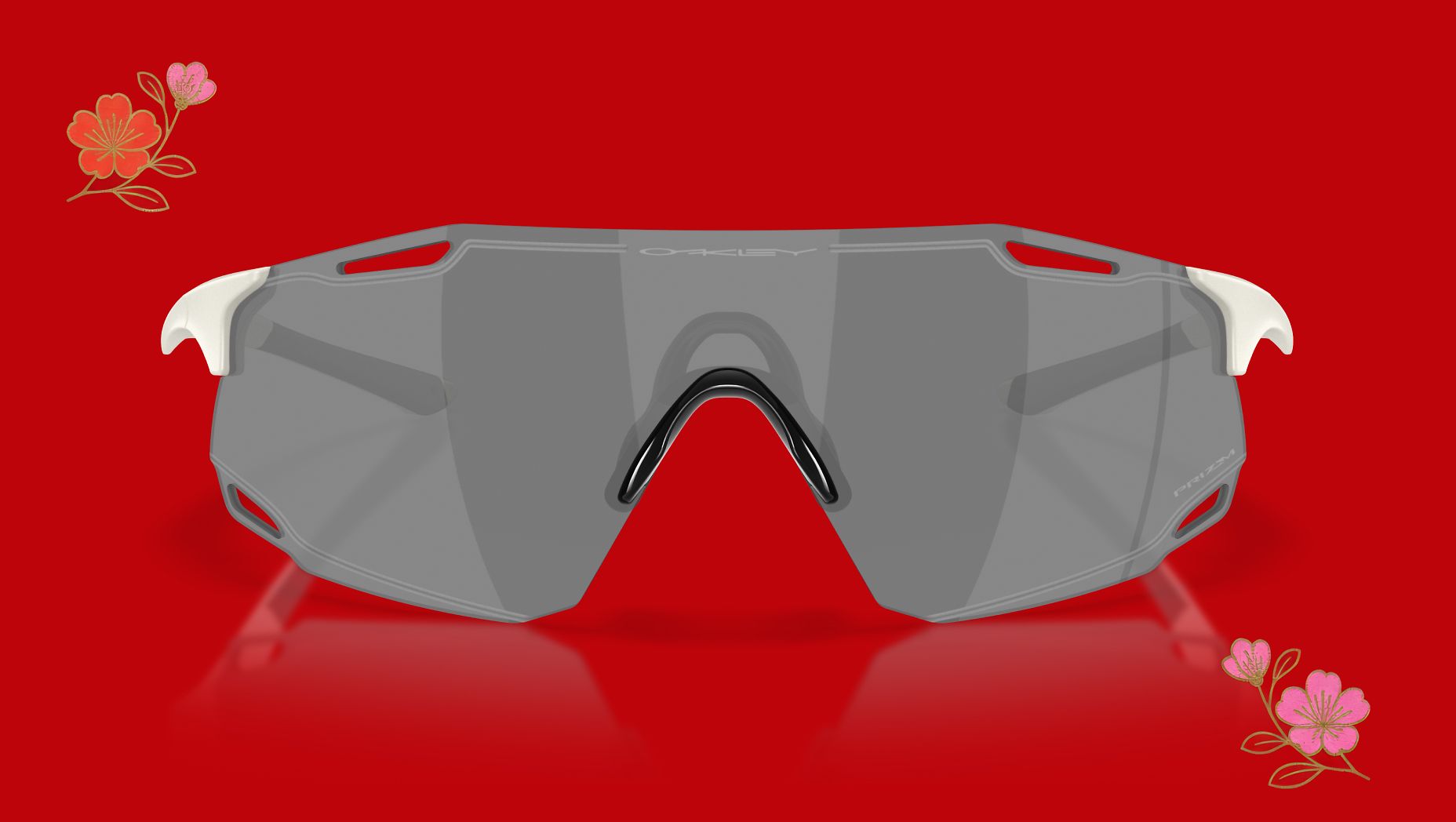 Oakley OO9513D Cybr Dyno L (0 - 139) with Black lenses and White