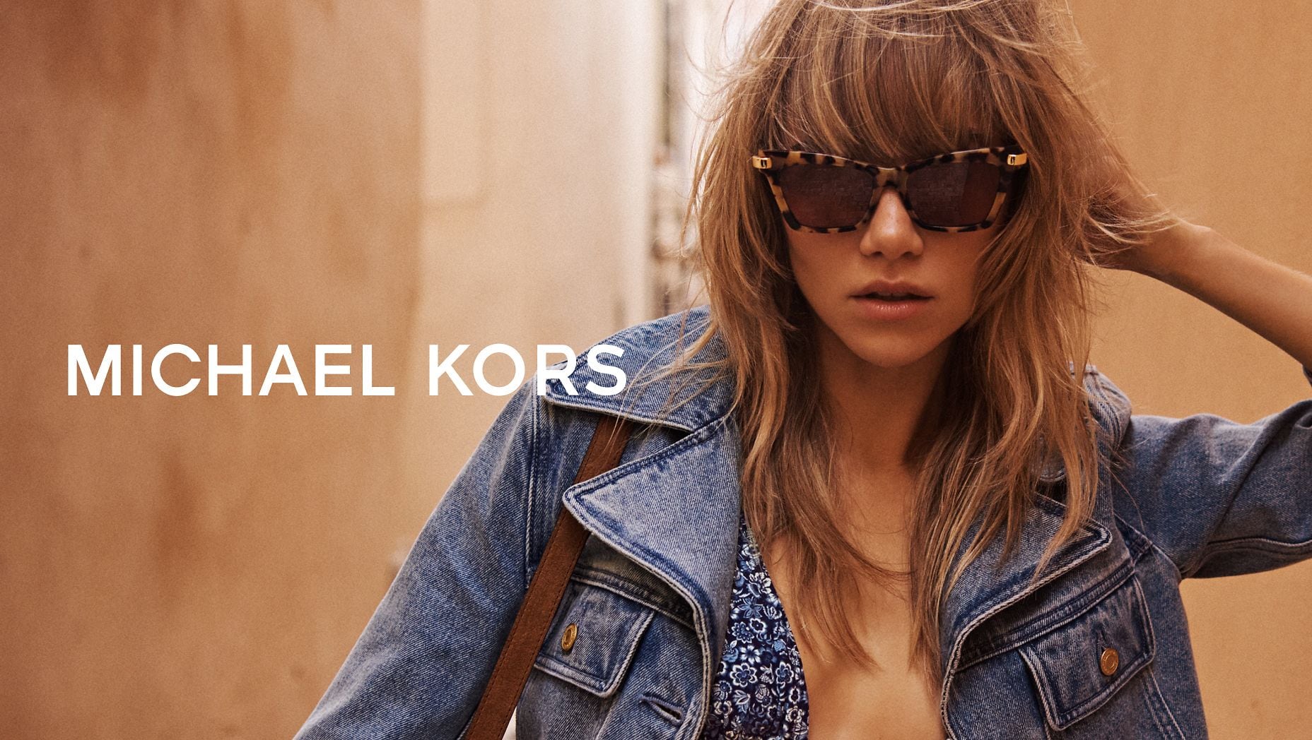 カナメミット Michael Kors Grand Cayman M (54 - 17) com Lentes Amarelo e Armação