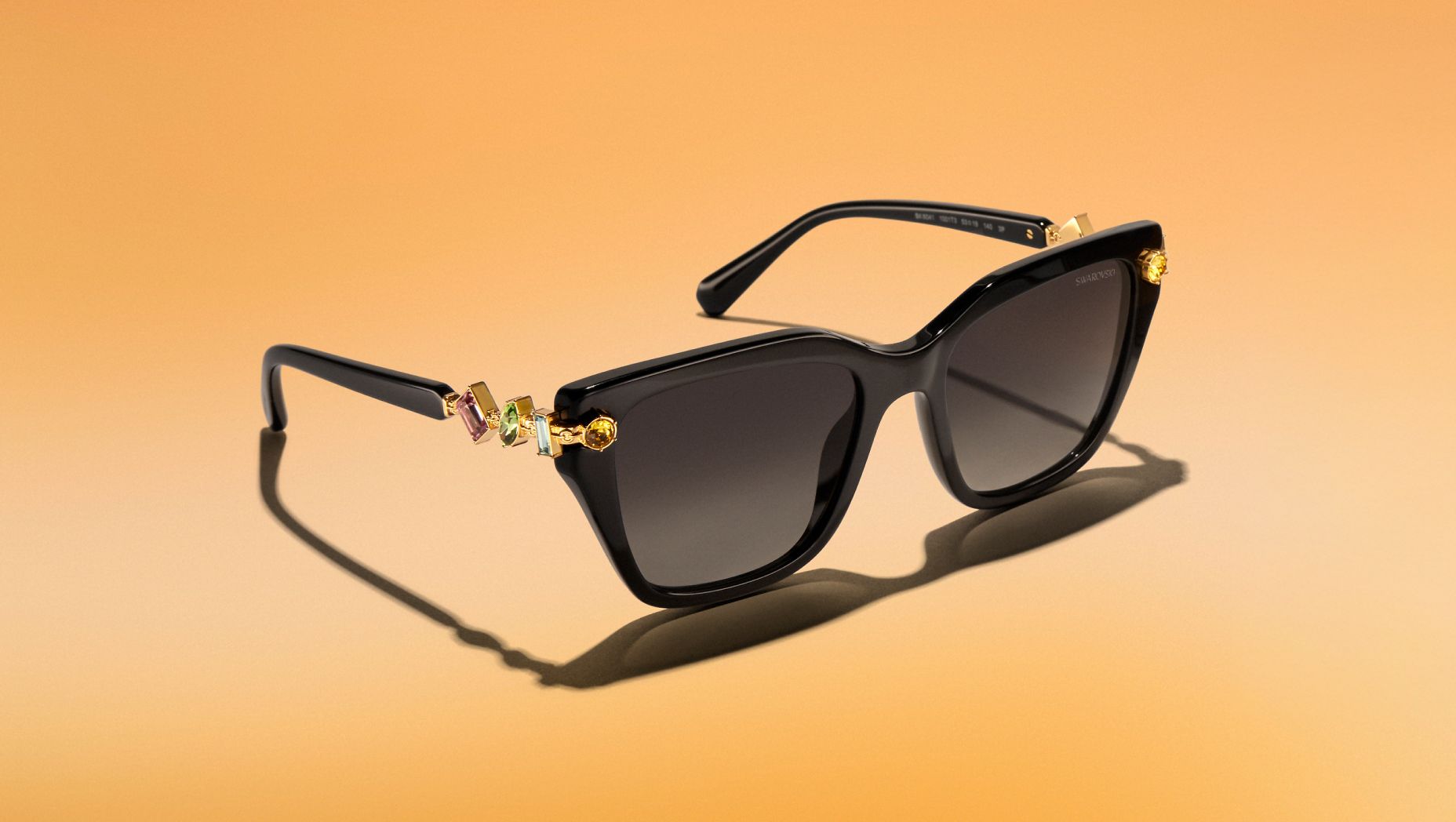 Swarovski SK6041 XL (53 - 19) with Grey lenses and Black frame