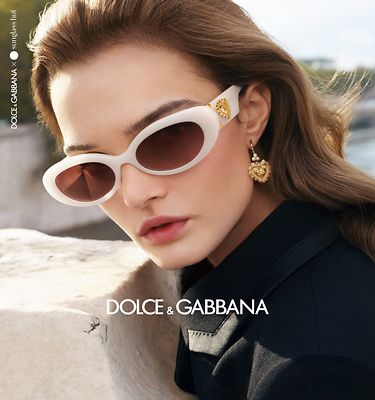 Collection de lunettes de soleil Dolce&Gabbana SS26-Les nouvelles lunettes de soleil DG Devotion se distinguent par leurs formes raffinées et sinueuses, disponibles dans un coloris exclusif pour Sunglass Hut.