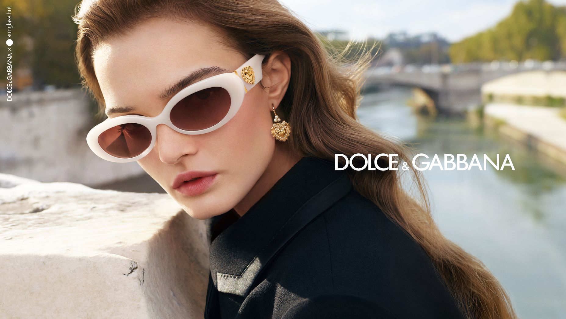 Dolce&Gabbana DG4537 S (53 - 19) with Pink lenses and White frame
