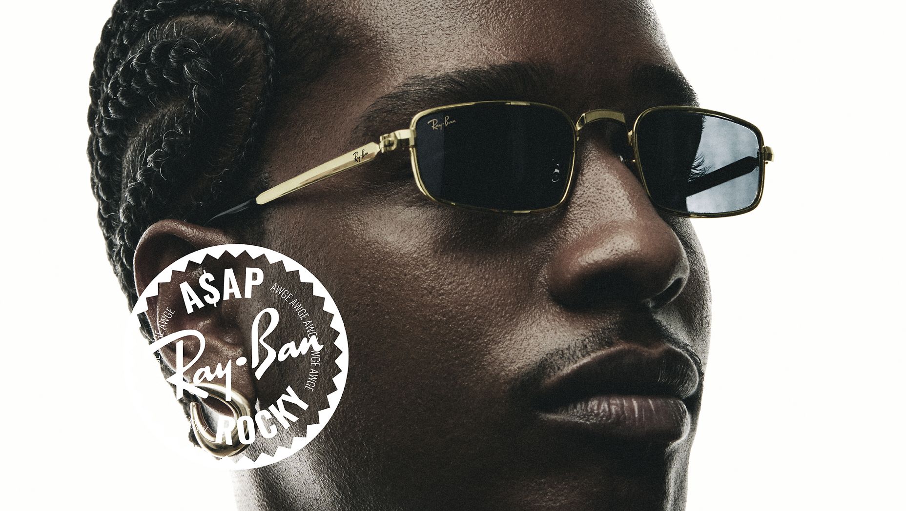 Ray-Ban RB3927 By A$AP Rocky XL (54 - 21) with Blue lenses and