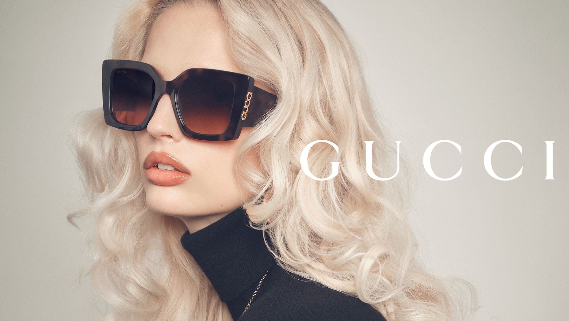 GUCCI リボンブラウス2022-23 馬柄　42Lサイズ Gucci Gg2039S XS (51 - 19) with Brown lenses and Tortoise frame