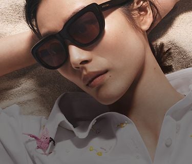 Prada Spring/Summer 2026-Iconic attitude with understated sophistication. Exclusive colorway at Sunglass Hut.