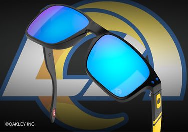 Oakley OO9102 Las Vegas Raiders Holbrook™ 57 Prizm Black & Matte Black  Sunglasses