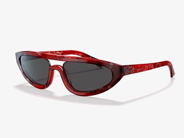 A pop of red -Paint the town red. Go bold in a colorfully complex Alain Milki style. 