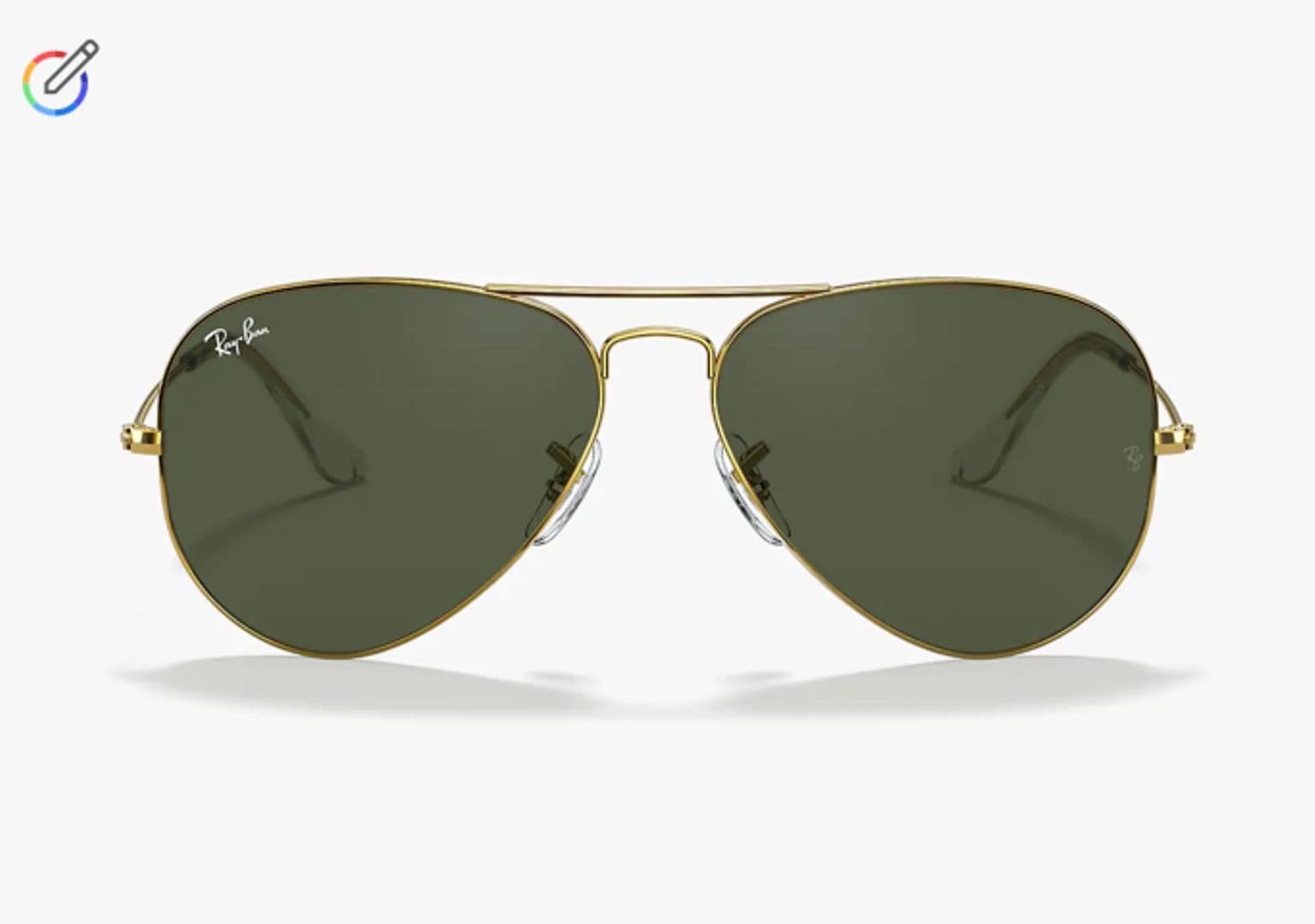 Ray-Ban RB3016 CLUBMASTER CLASSIC 49 Green Classic G-15 & Black ...