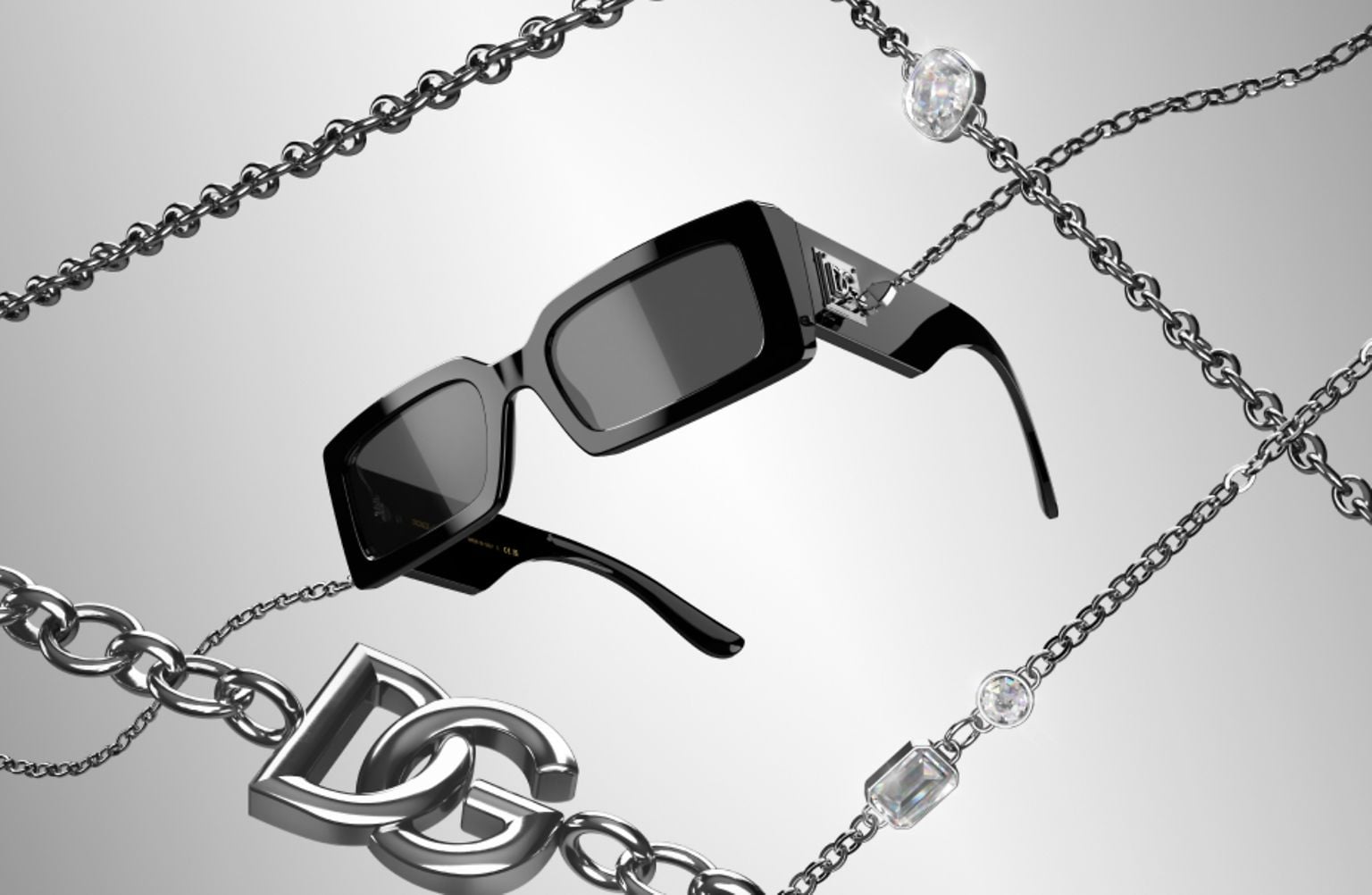 Dolce&Gabbana DG4416 Round Gaze 53 Grey Mirror Black & Black