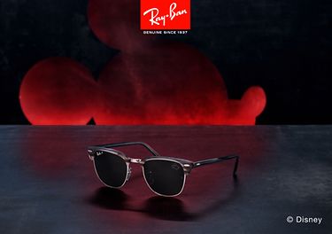 Ray-Ban RB3016 Clubmaster Disney Mickey Mouse 51 Grey & Grey Havana ...