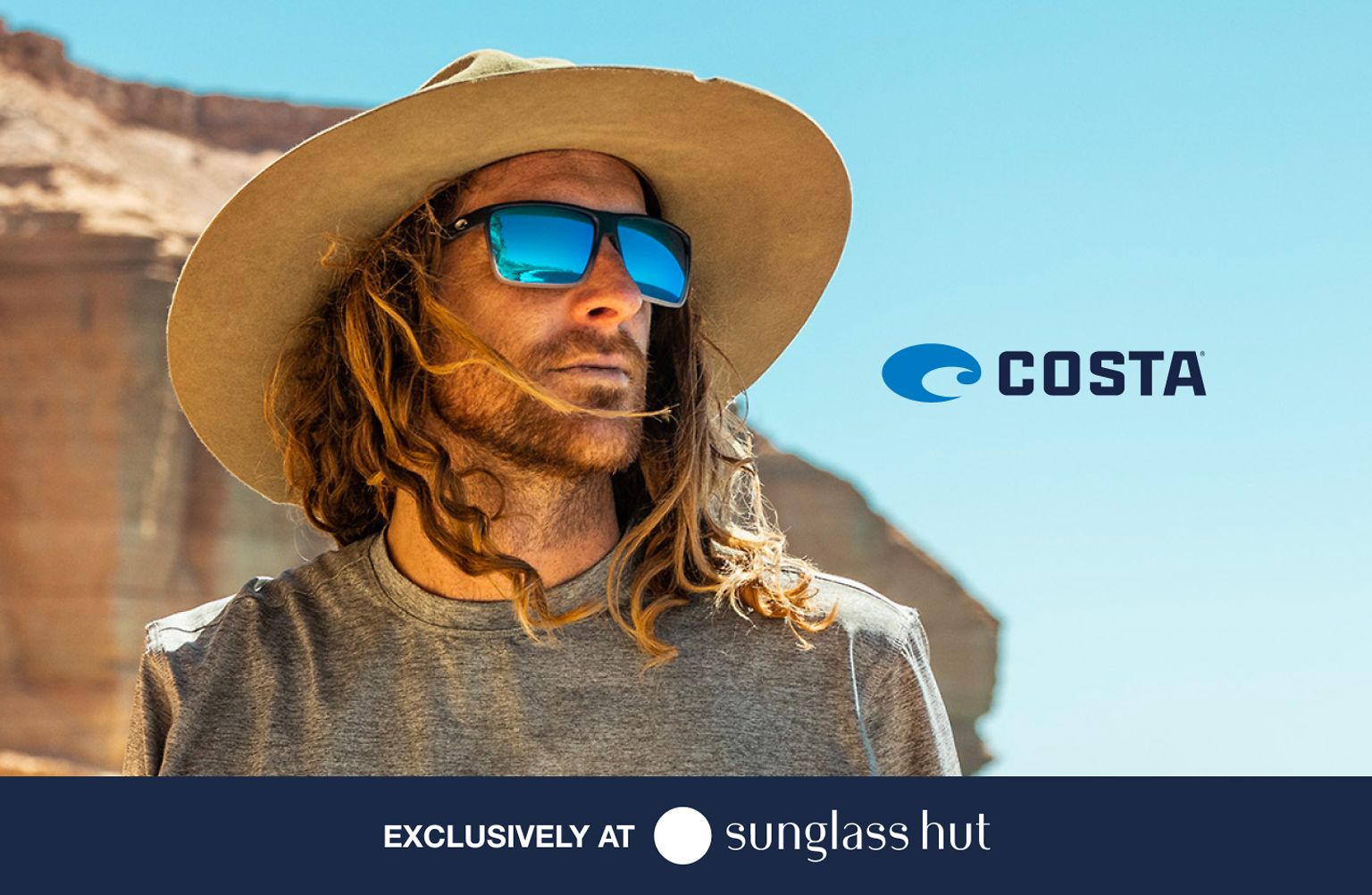 Costa Sunglasses, hooded Lg SPF shirt and cap all in a ACE b