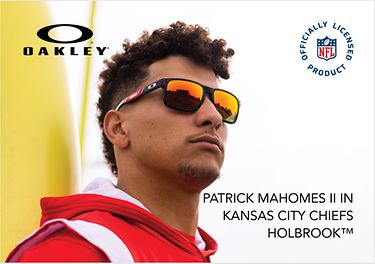 Oakley OO9102 Kansas City Chiefs Holbrook™ 57 Prizm Ruby & Matte Black  Sunglasses