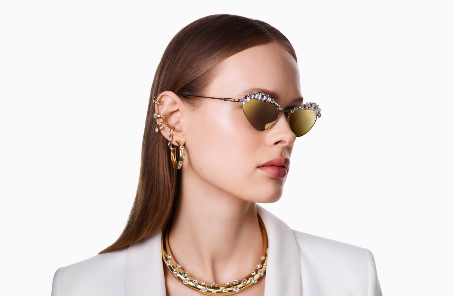 Buy Swarovski Sunglasses Round Sunglasses with Multi Lens for Women Online