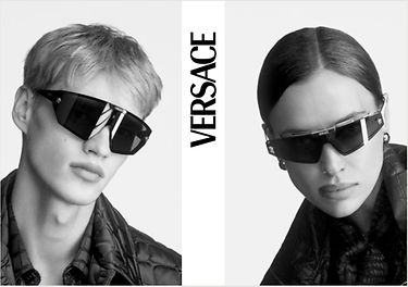 Versace VE2265 01 Dark Grey/Mirror Gold & Gold Sunglasses  