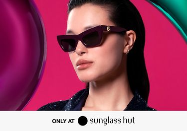 Burberry BE4405 51 Grigio dunkel & Bordeaux Sunglasses | Sunglass  