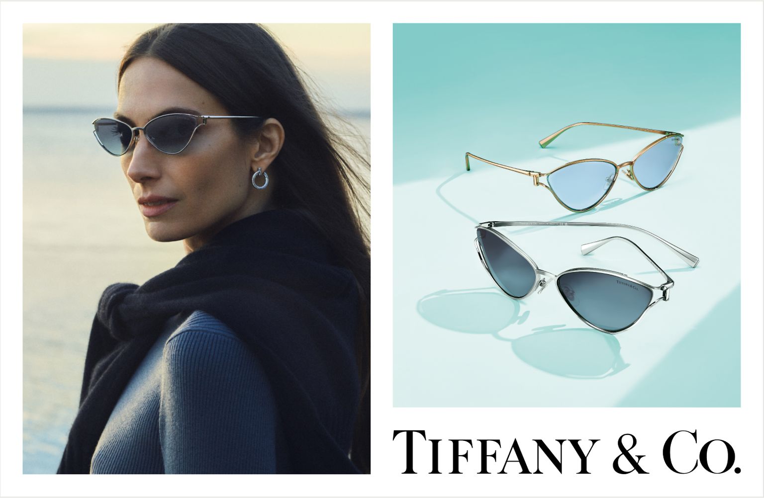 Tiffany & Co. TF4189B 55 Pink Gradient Dark Brown & Milky Pink Gradient  Sunglasses | Sunglass Hut USA